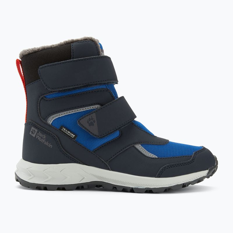 Dětské sněhule Jack Wolfskin Woodland WT Texapore High VC crisp cobalt 2