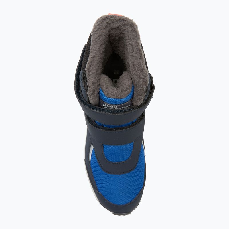 Dětské sněhule Jack Wolfskin Woodland WT Texapore High VC crisp cobalt 5