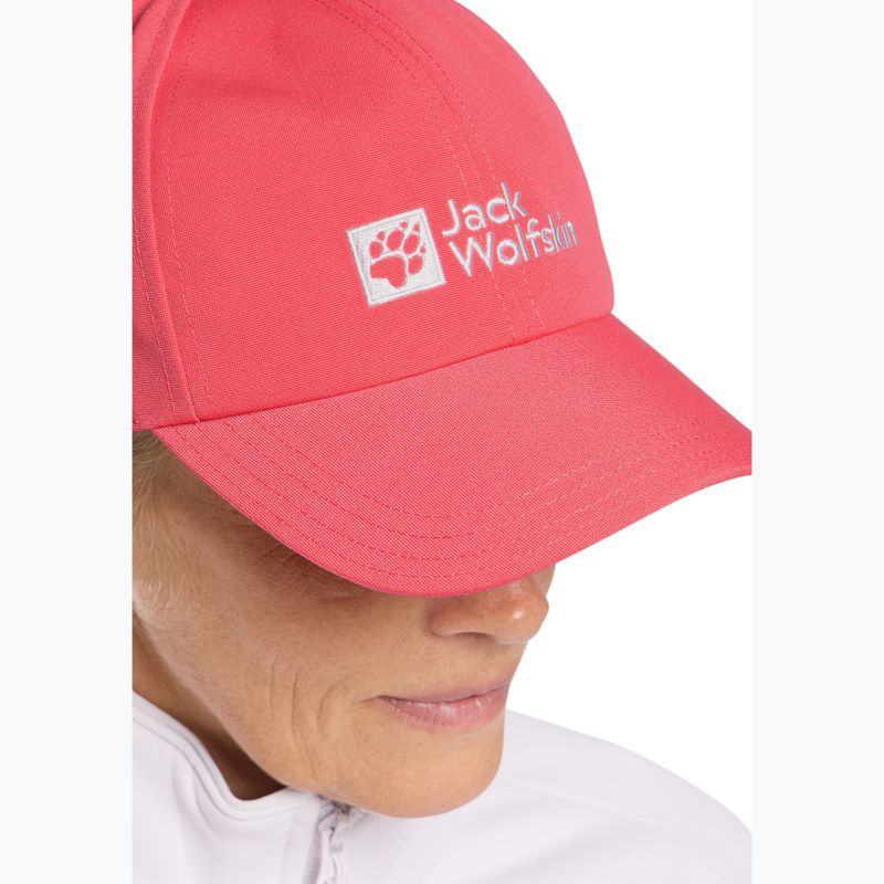 Kšiltovka Jack Wolfskin Baseball Cap sunset coral 5