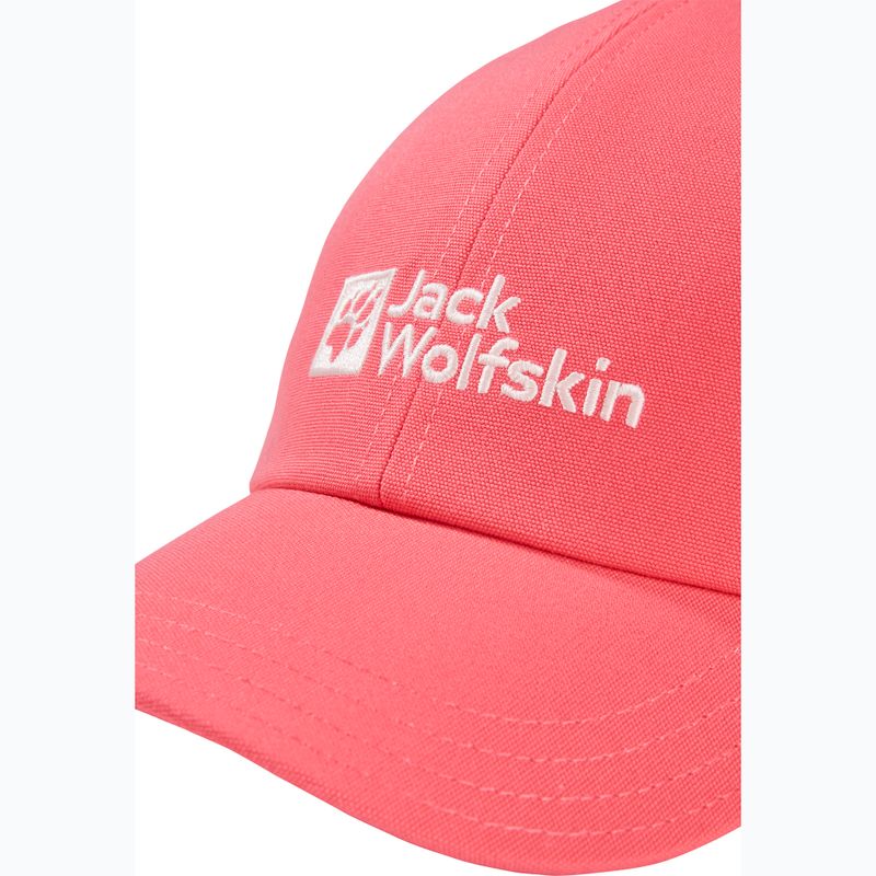 Dětská kšiltovka Jack Wolfskin sunset coral 4