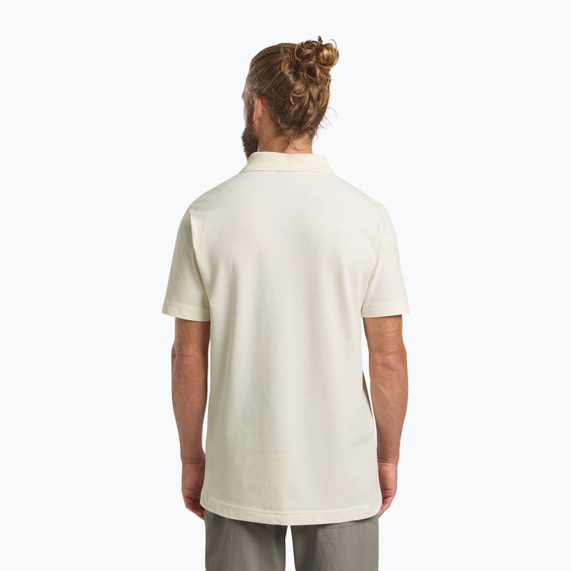 Pánské polo tričko Jack Wolfskin Essential cotton white 3