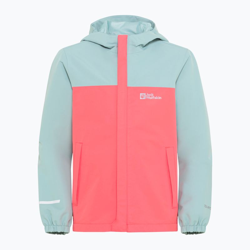 Dětská bunda do deště Jack Wolfskin Tucan sunset coral 6