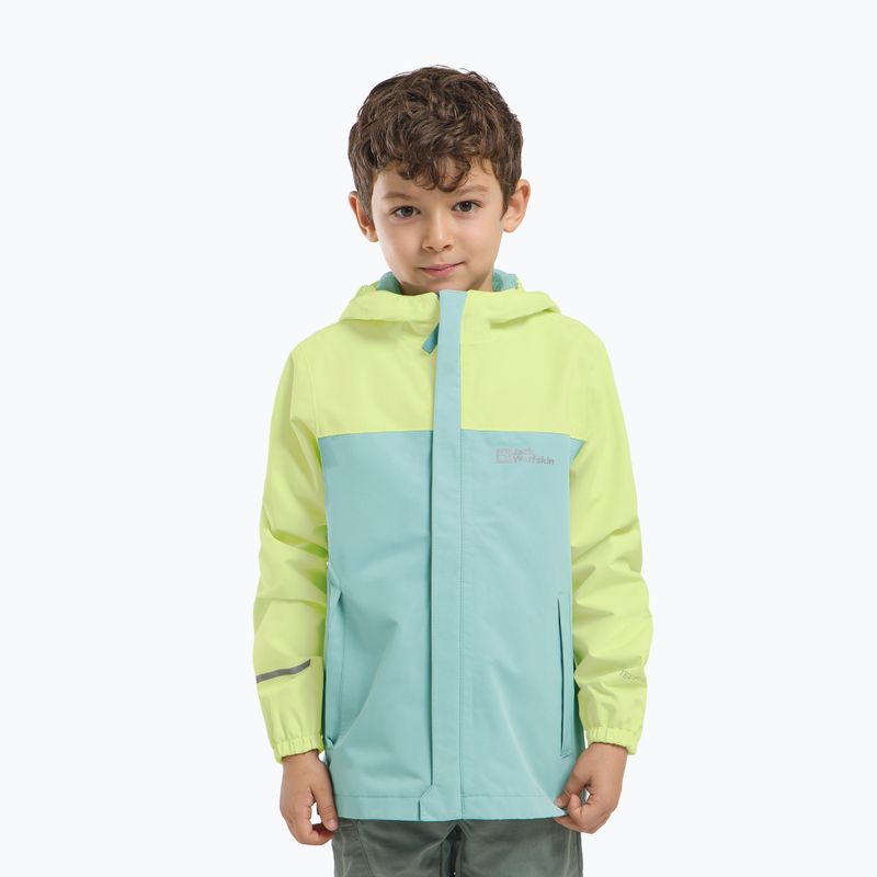 Dětská bunda do deště Jack Wolfskin Tucan soft jade 5