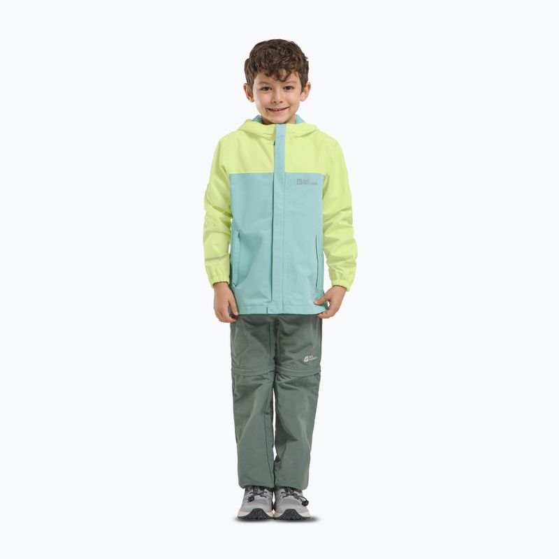 Dětská bunda do deště Jack Wolfskin Tucan soft jade 6