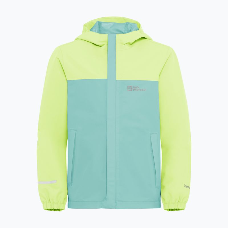 Dětská bunda do deště Jack Wolfskin Tucan soft jade 12