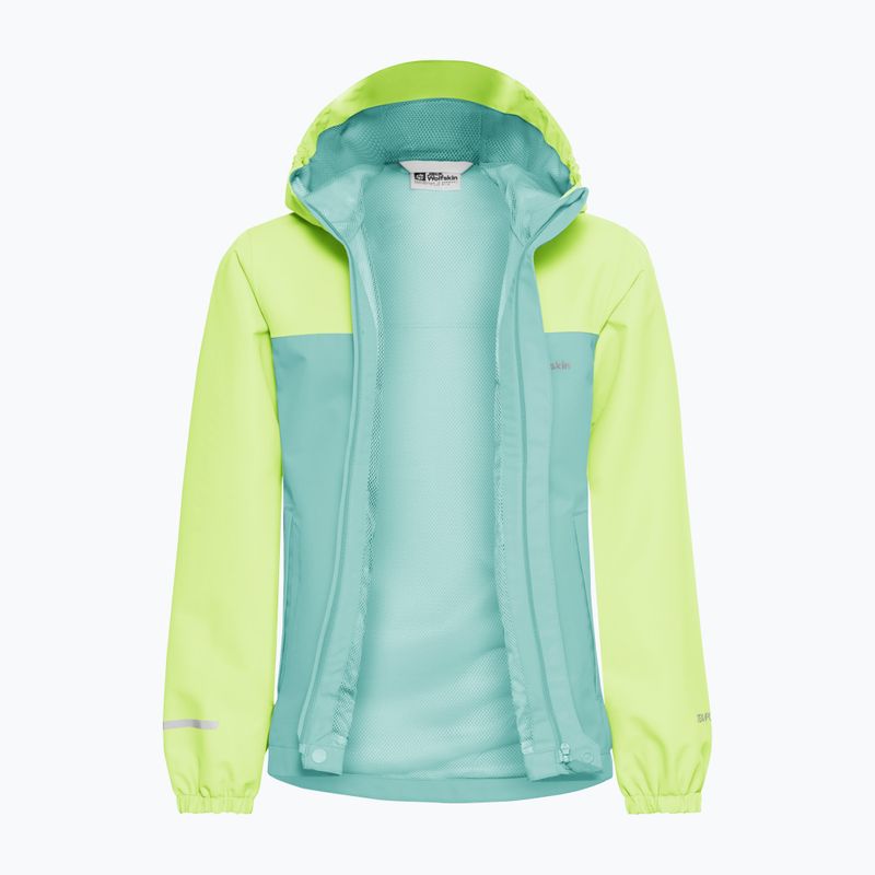 Dětská bunda do deště Jack Wolfskin Tucan soft jade 14