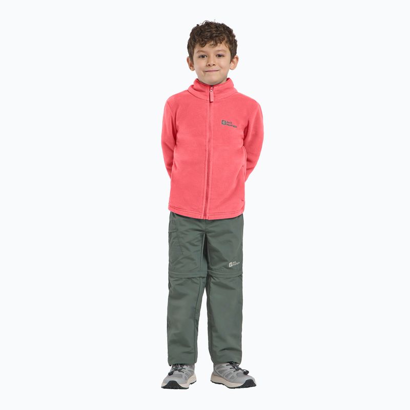 Dětská fleecová mikina Jack Wolfskin Taunus sunset coral 8