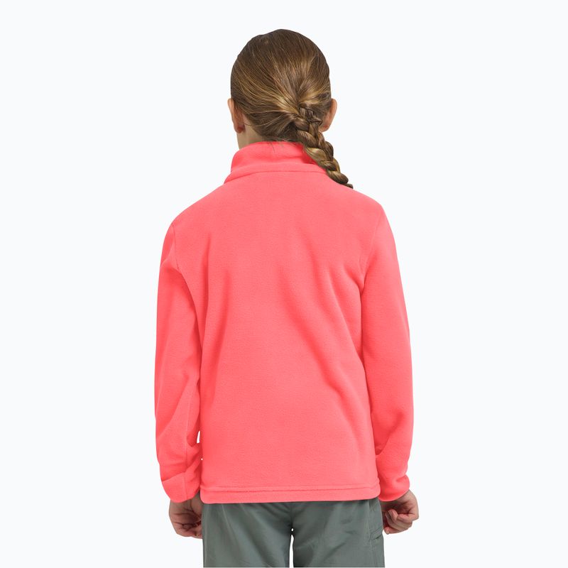 Dětská fleecová mikina Jack Wolfskin Taunus sunset coral 14