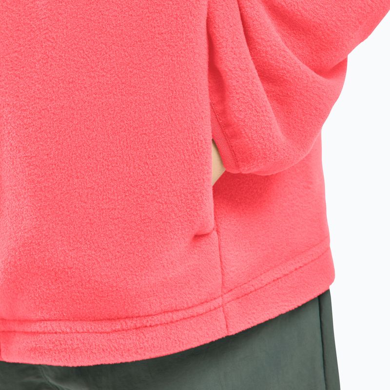 Dětská fleecová mikina Jack Wolfskin Taunus sunset coral 18