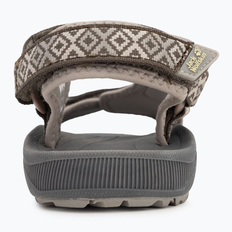 Dámské sandály Jack Wolfskin Wave Breaker cold coffee 6