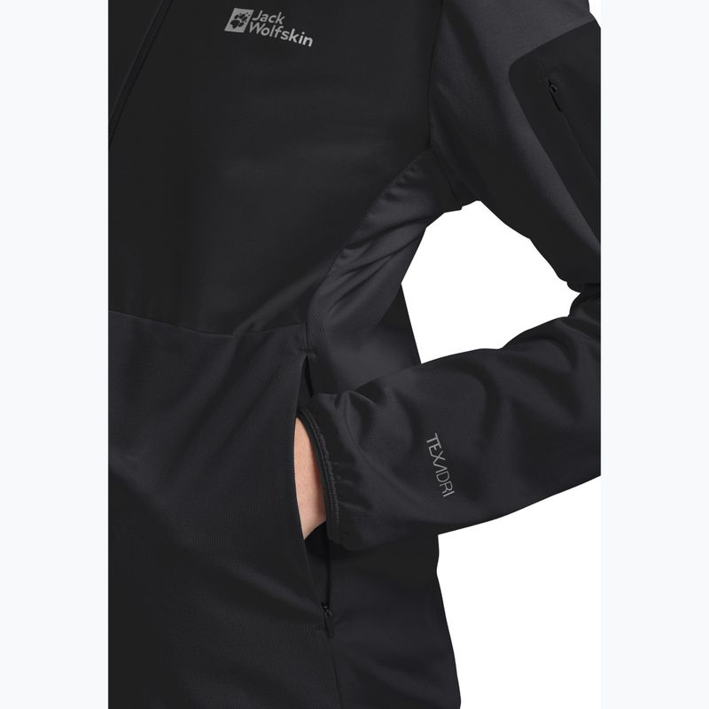 Dámská fleecová mikina  Jack Wolfskin Prelight Trail Hoody black 6