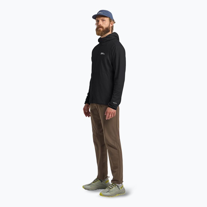 Pánská mikinaJack Wolfskin Prelight Trail Hoody black 2