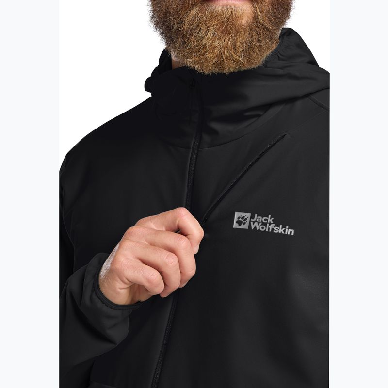 Pánská mikinaJack Wolfskin Prelight Trail Hoody black 5