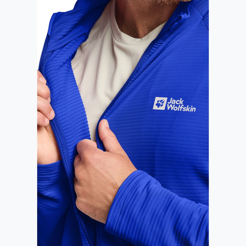 Pánská mikinaJack Wolfskin Prelight Full Zip vibrant blue 5