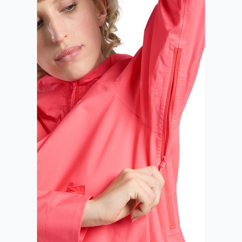 Dámská bunda do deště  Jack Wolfskin Prelight 2.5L LT sunset coral 5