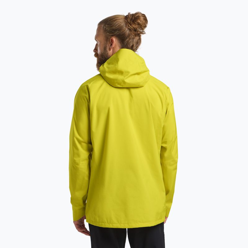 Pánská bunda do deště Jack Wolfskin Prelight 2.5L LT chartreuse 3