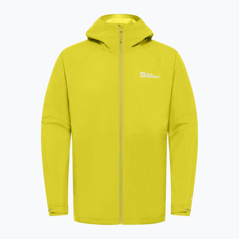 Pánská bunda do deště Jack Wolfskin Prelight 2.5L LT chartreuse 8