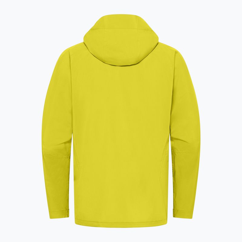 Pánská bunda do deště Jack Wolfskin Prelight 2.5L LT chartreuse 10