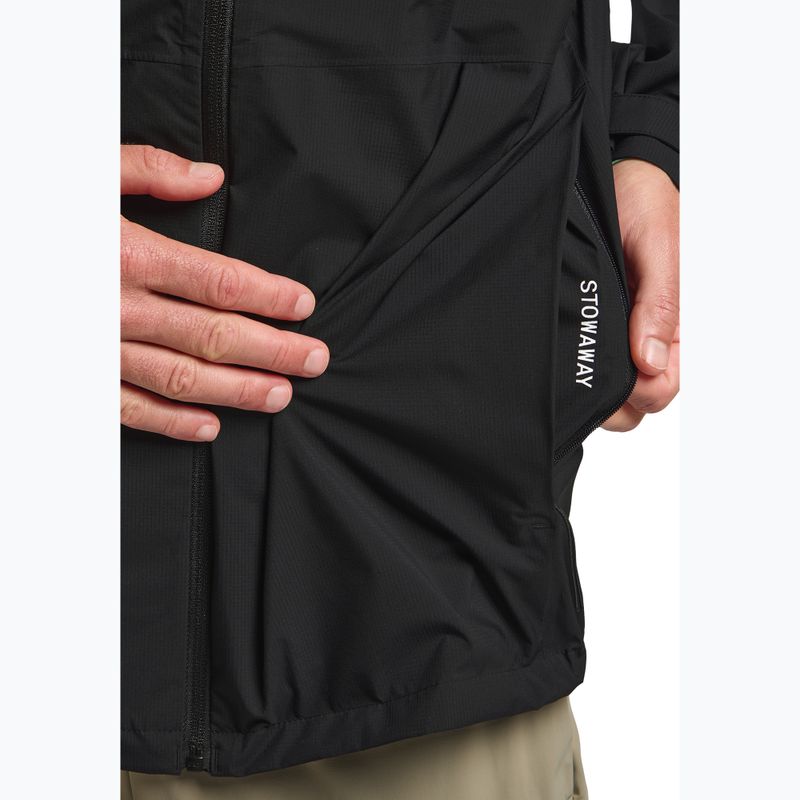 Pánská bunda do deště Jack Wolfskin Prelight 2.5L LT black 5