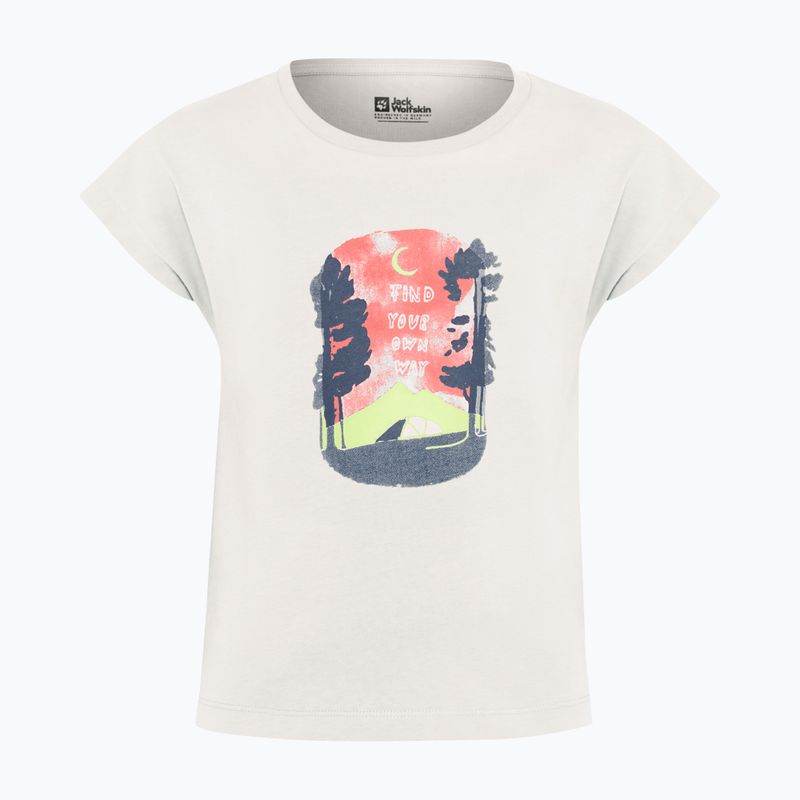 Dětské tričko Jack Wolfskin Graphic print cotton white 4