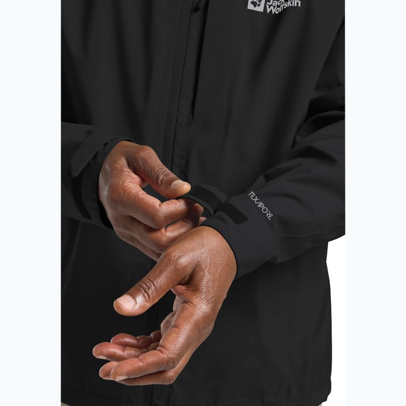 Pánská nepromokavá bunda Jack Wolfskin Tempest 2l black 6