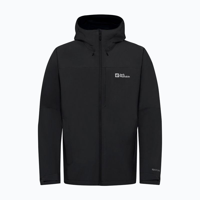 Pánská nepromokavá bunda Jack Wolfskin Tempest 2l black 8