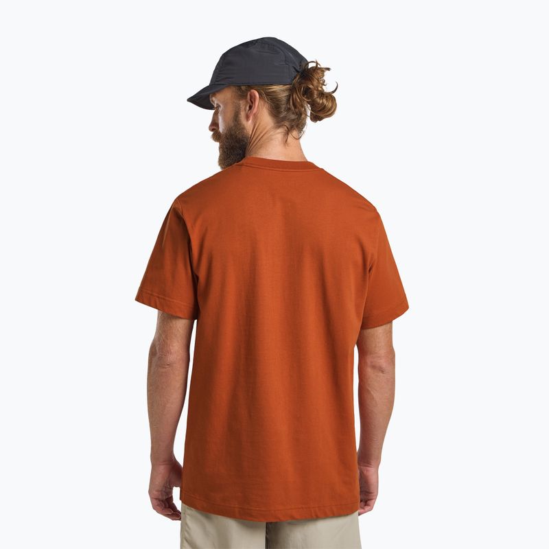 Pánské tričko Jack Wolfskin Jack Wolfskin Brand T burnt orange 3