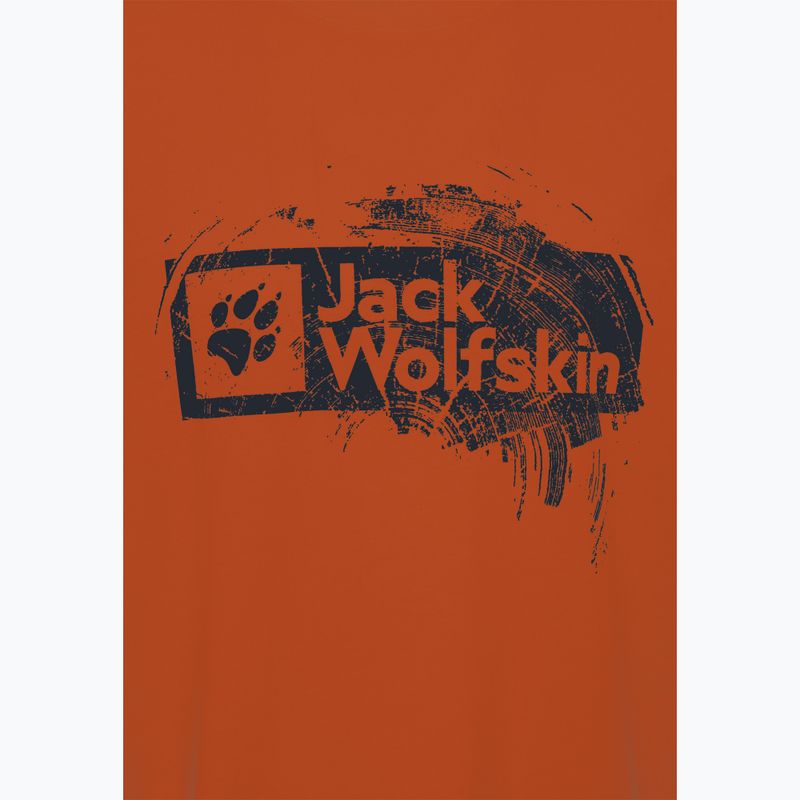 Pánské tričko Jack Wolfskin Jack Wolfskin Brand T burnt orange 7