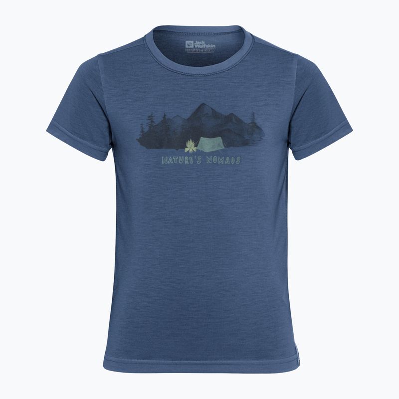 Dětské tričko Jack Wolfskin Hiking Graphic T shirt evening sky 5