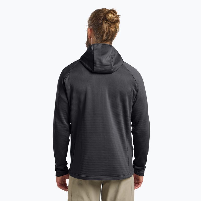Pánská fleecová mikina Jack Wolfskin Kolbenberg s kapucí a zipem phantom 3
