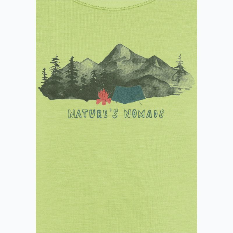 Dětské tričko Jack Wolfskin Hiking Graphic Cool Matcha Print 8