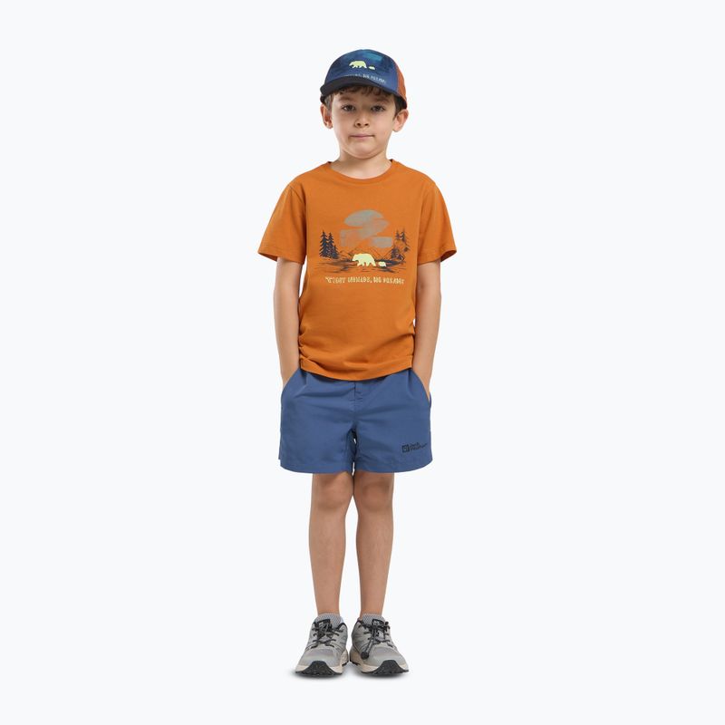 Dětské tričko Jack Wolfskin  Graphic Cotton T print soft amber 2