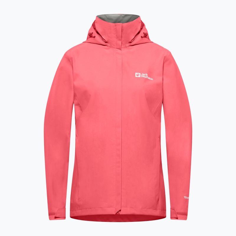 Dámská bunda do deště  Jack Wolfskin Trailtime 2L sunset coral 8