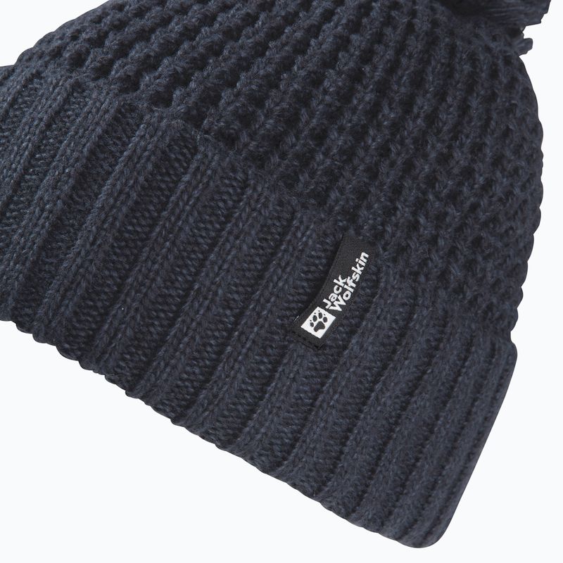 Dámská zimní čepice Jack Wolfskin Medley Knit Beanie dark navy 2