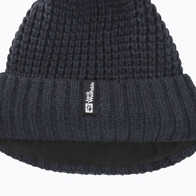 Dámská zimní čepice Jack Wolfskin Medley Knit Beanie dark navy 3