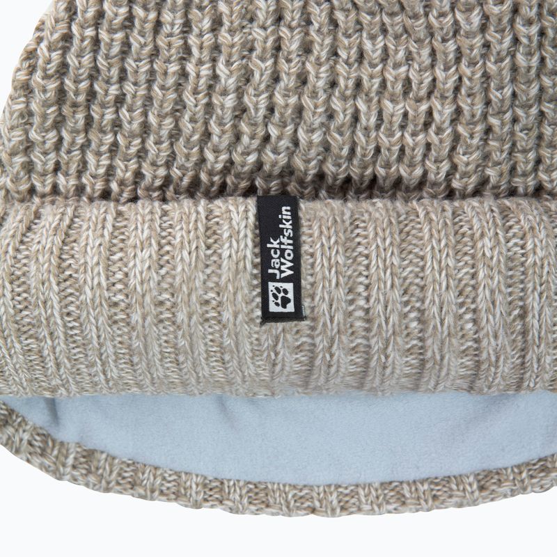 Dámská zimní čepice Jack Wolfskin Medley Knit Beanie linen 3