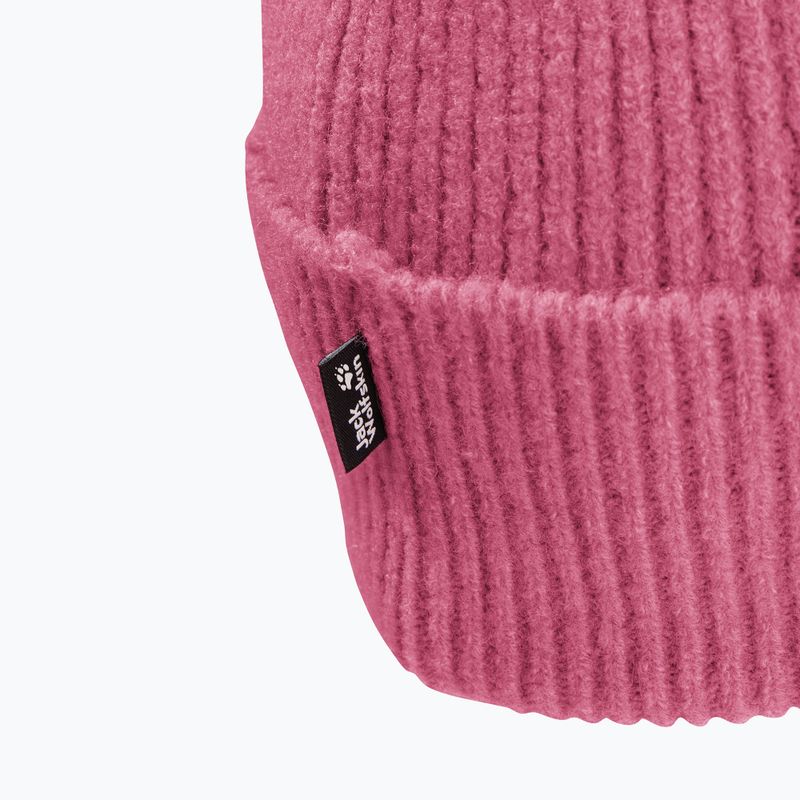 Zimní čepice Jack Wolfskin Fuzzy bubblegum 3