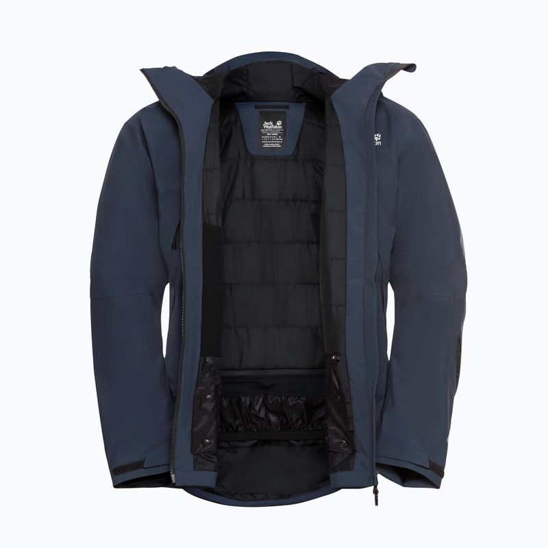 Pánská lyžařská bunda Jack Wolfskin Flowline Pro 2L Ins mignight sky 12