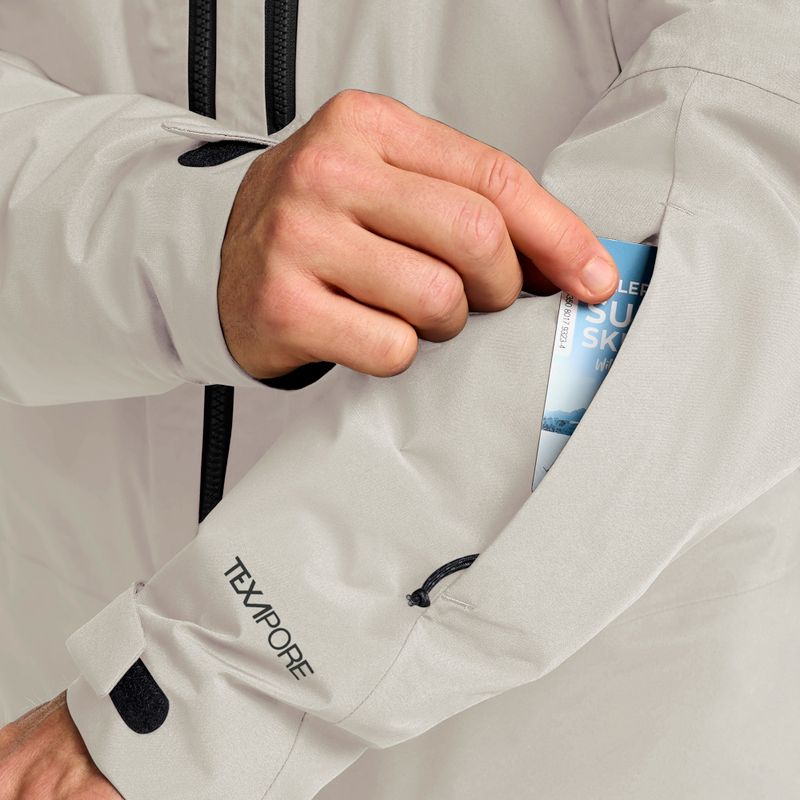 Pánská lyžařská bunda Jack Wolfskin Flowline Pro 2L Ins pale sand 8