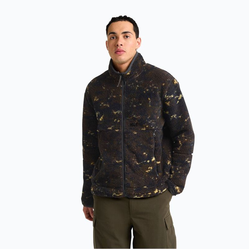 Pánská trekkingová mikina Jack Wolfskin Stone Lite Aop lichen peat