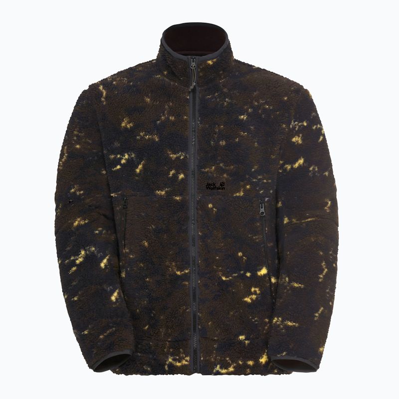 Pánská trekkingová mikina Jack Wolfskin Stone Lite Aop lichen peat 7