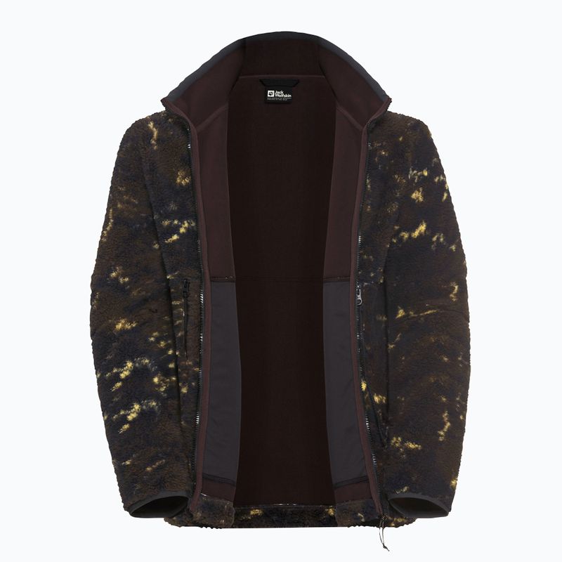 Pánská trekkingová mikina Jack Wolfskin Stone Lite Aop lichen peat 9