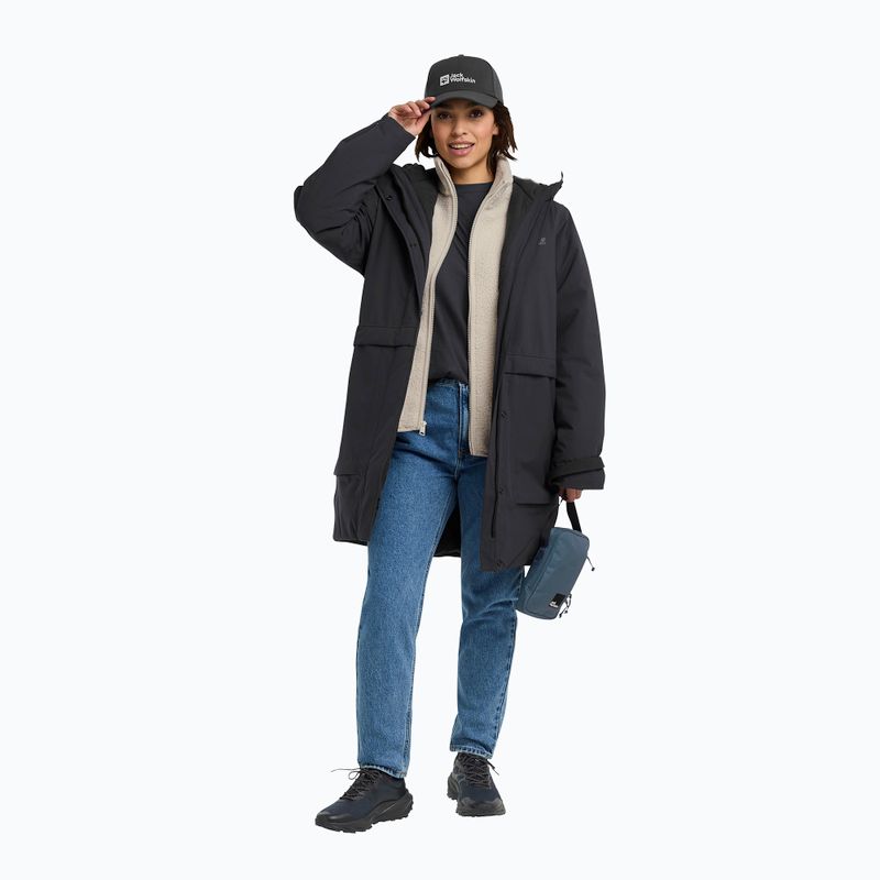 Dámská zateplená bunda Jack Wolfskin Wintertide black 2