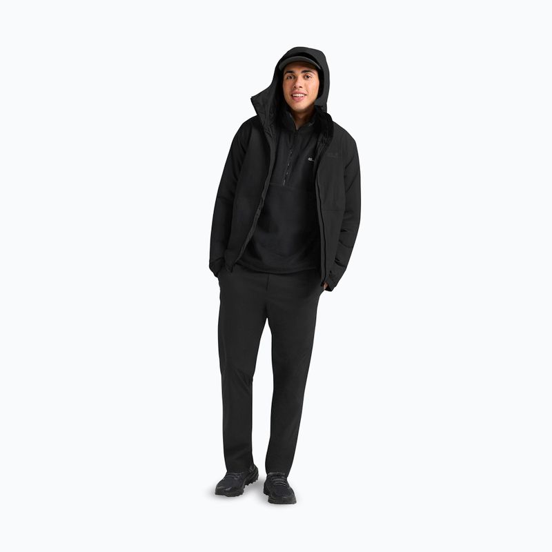Pánská nepromokavá bunda Jack Wolfskin Pamir black 2