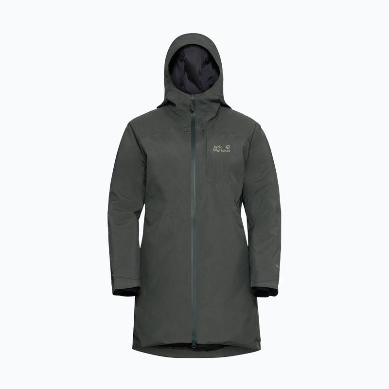 Dámská nepromokavá bunda Jack Wolfskin Icecape 2L Down Ins Rds slate green 7