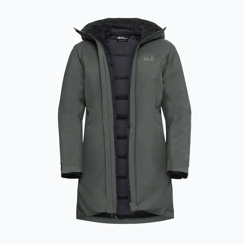 Dámská nepromokavá bunda Jack Wolfskin Icecape 2L Down Ins Rds slate green 9