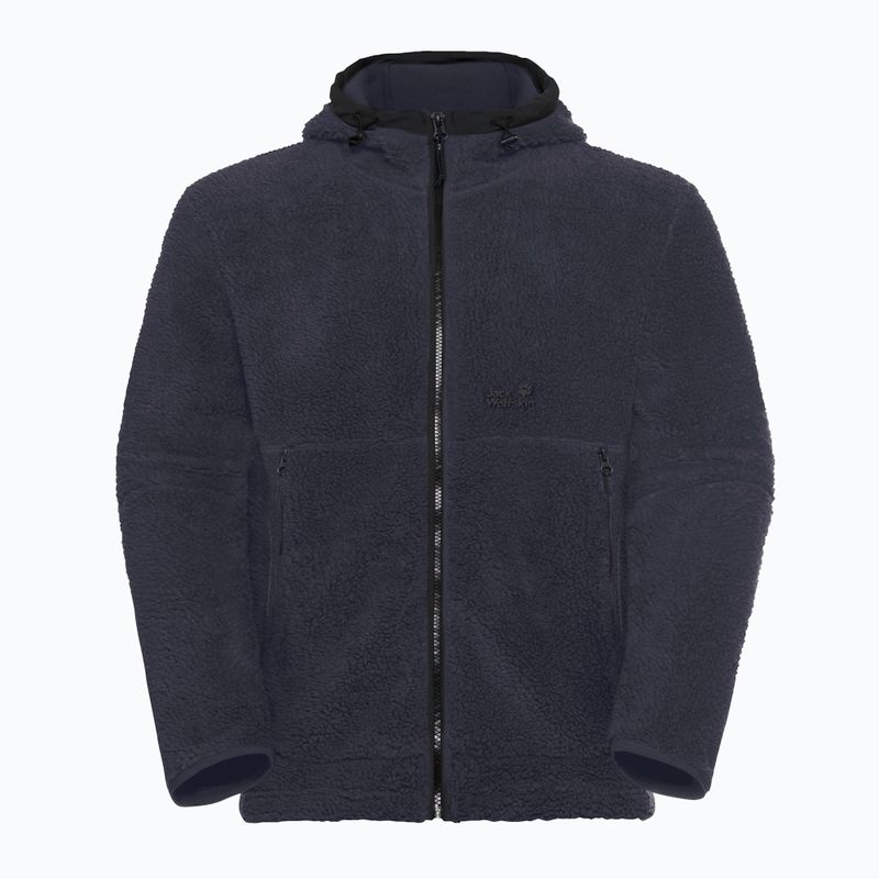Pánská trekingová mikina Jack Wolfskin Stone Lite Hooded dark navy 7