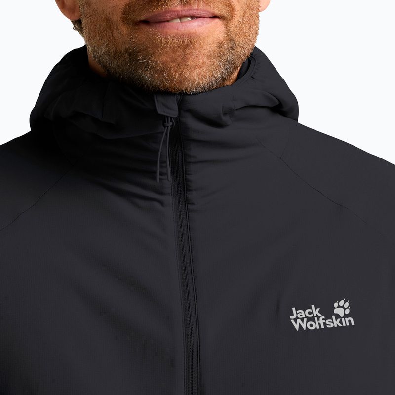 Pánská softshellová bunda Jack Wolfskin Prelight Ins black 4