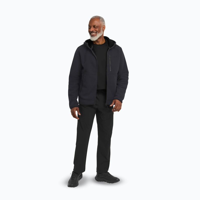 Pánská trekingová mikina Jack Wolfskin Lake Ridge Hooded black 2