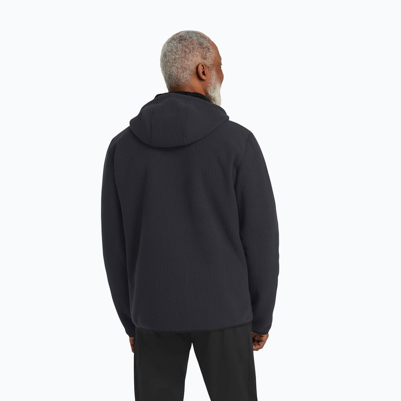 Pánská trekingová mikina Jack Wolfskin Lake Ridge Hooded black 3